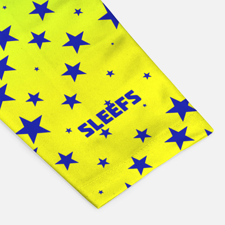 Neon Lime Stars Drip Arm Sleeve
