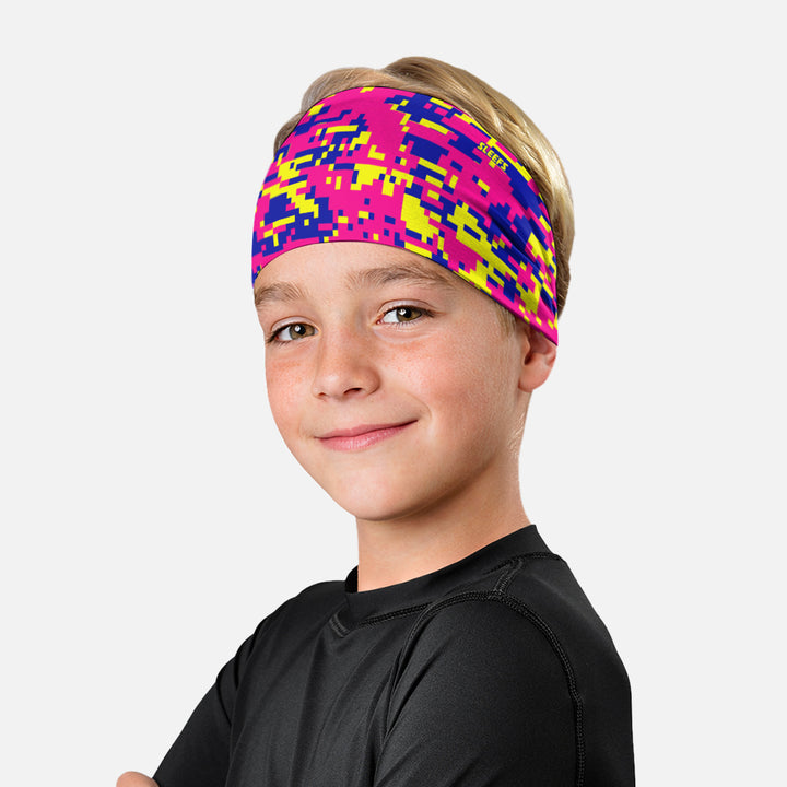 Digi Camo Neon Strike Kids Headband