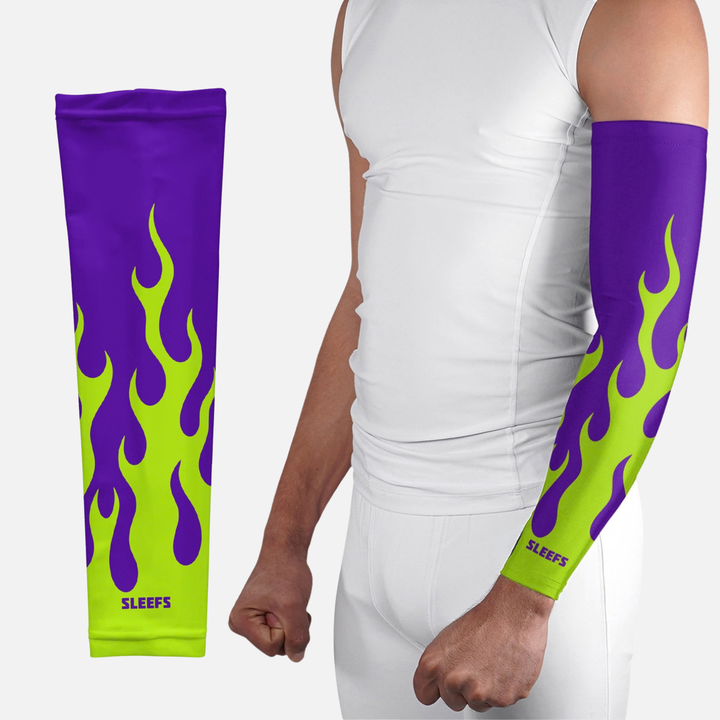 Neon Green Fire Arm Sleeve