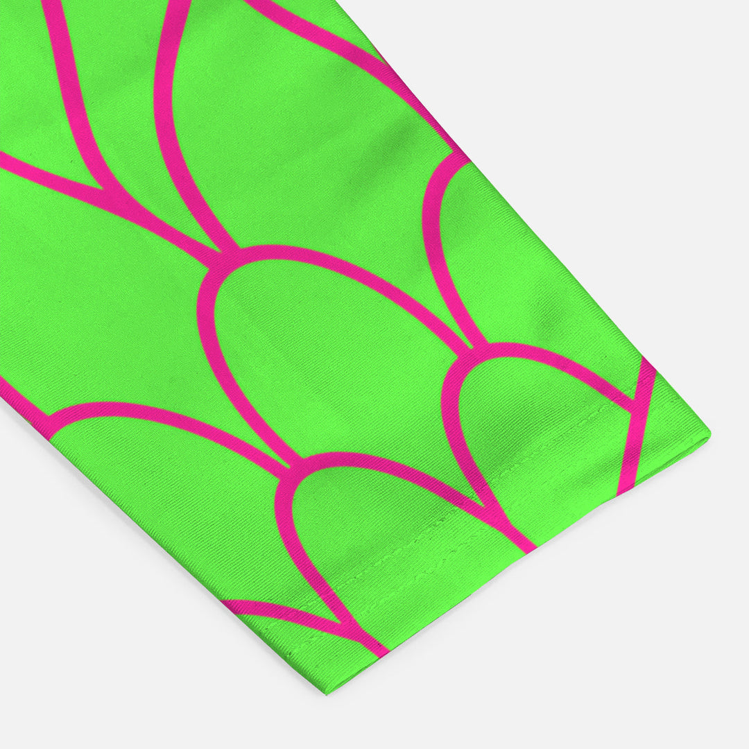 Neon Wings Green and Pink Arm Sleeves Pair