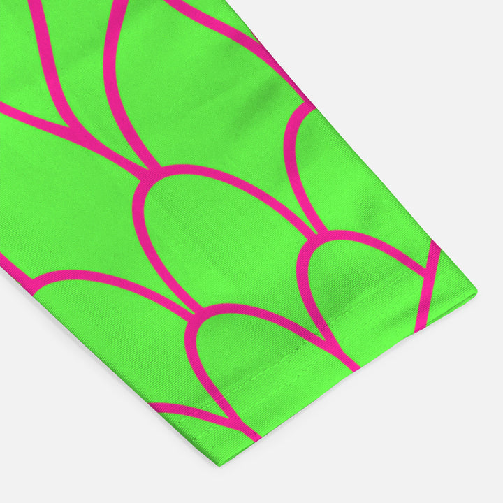 Neon Wings Green and Pink Arm Sleeves Pair