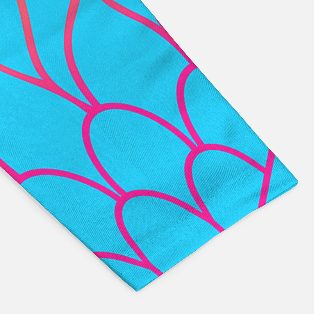 Neon Wings Blue and Yellow Arm Sleeves Pair