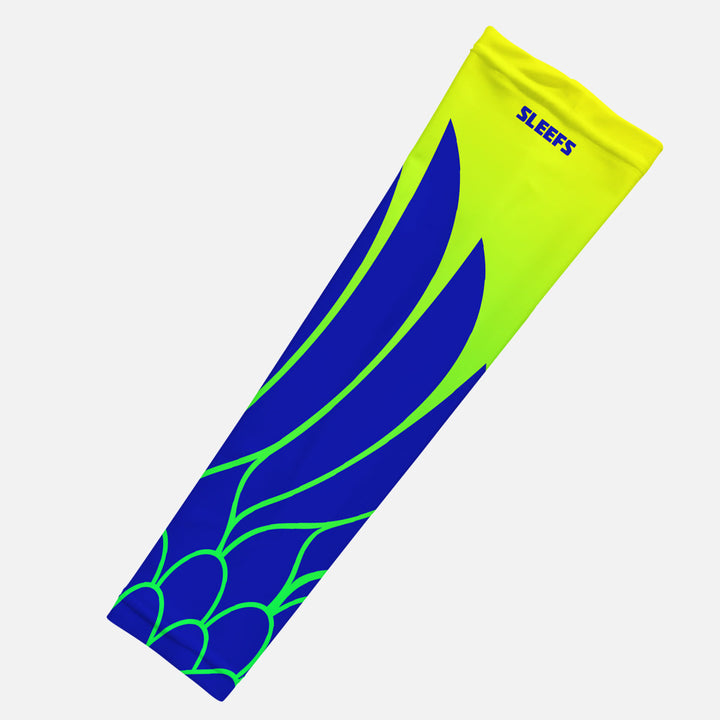 Neon Wings Green and Pink Arm Sleeves Pair