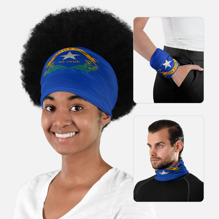 Nevada State Flag Neck Gaiter