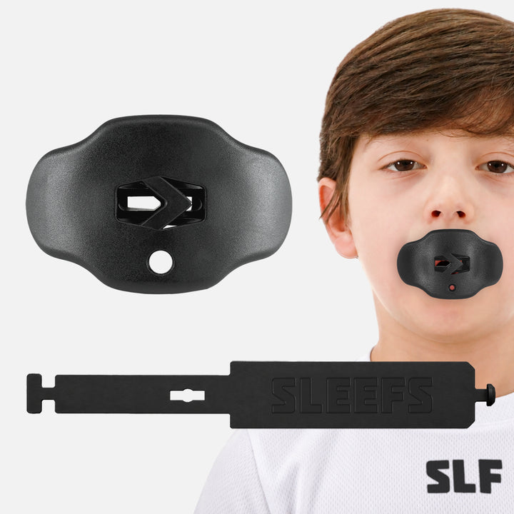 Black Kids Soft Football Mouthguard