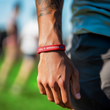 On a Mission Red Alarm Motivational Wristband