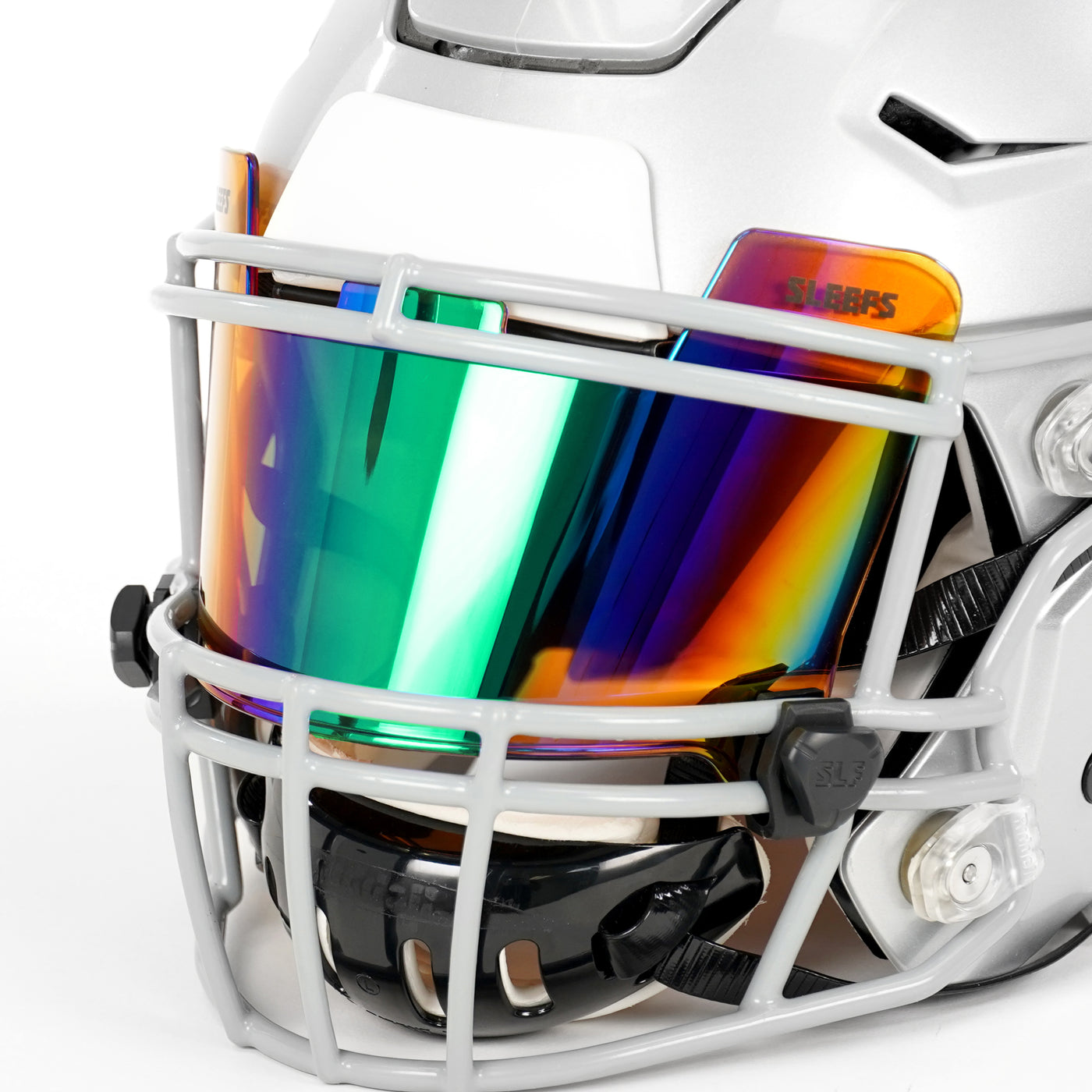 Orange Green Bifrost Rainbow Helmet Eye-Shield Visor