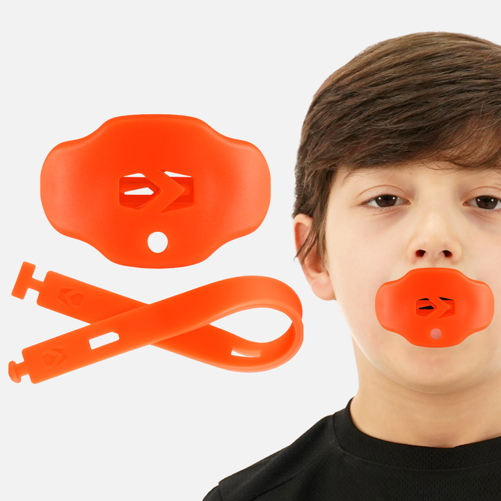 Hue Orange Kids Soft Football Mouthguard
