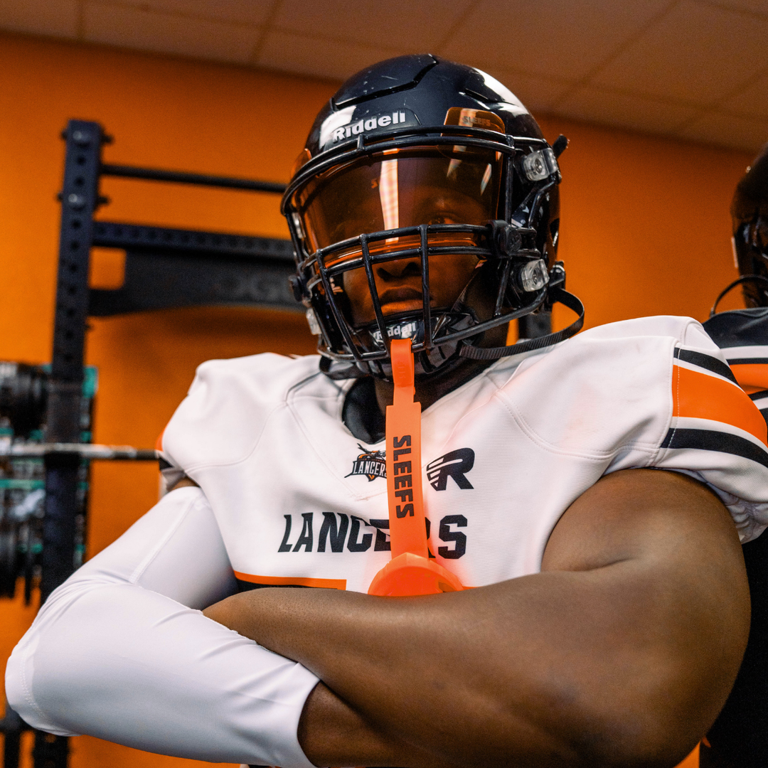 Hue Orange Helmet Eye-Shield Visor