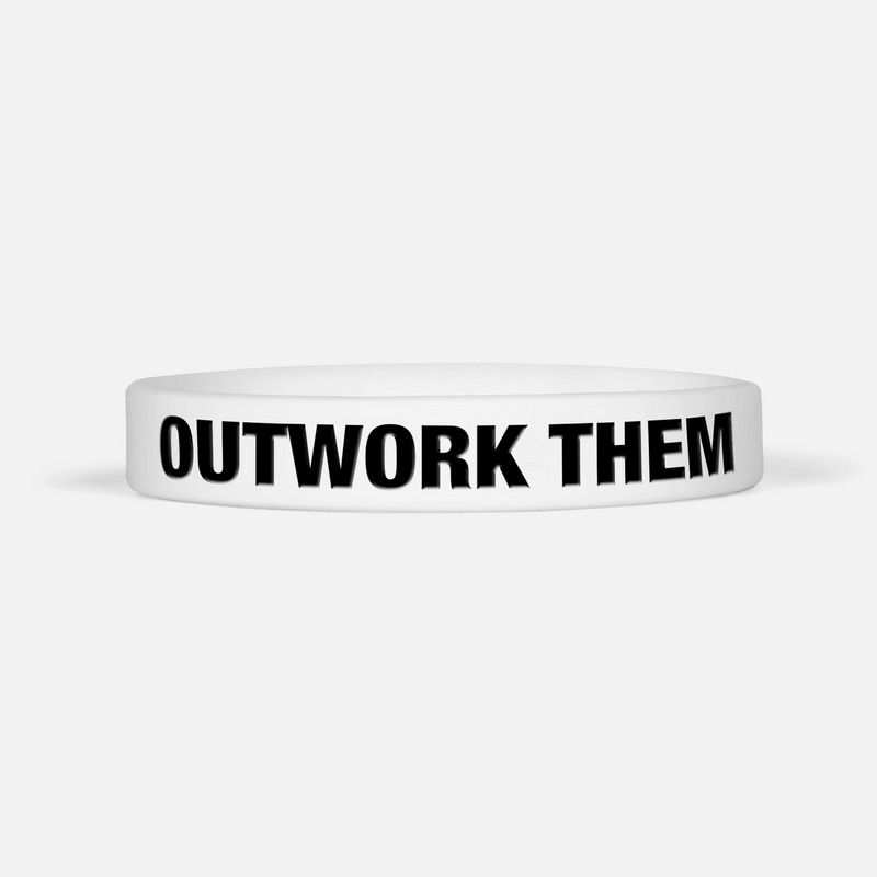 Outwork Them Motivational Wristband