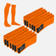 12 Pack Hot Orange Over The Knee Sport Socks