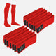 12 Pack Red Over The Knee Sport Socks