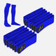 12 Pack Royal Blue Over The Knee Sport Socks