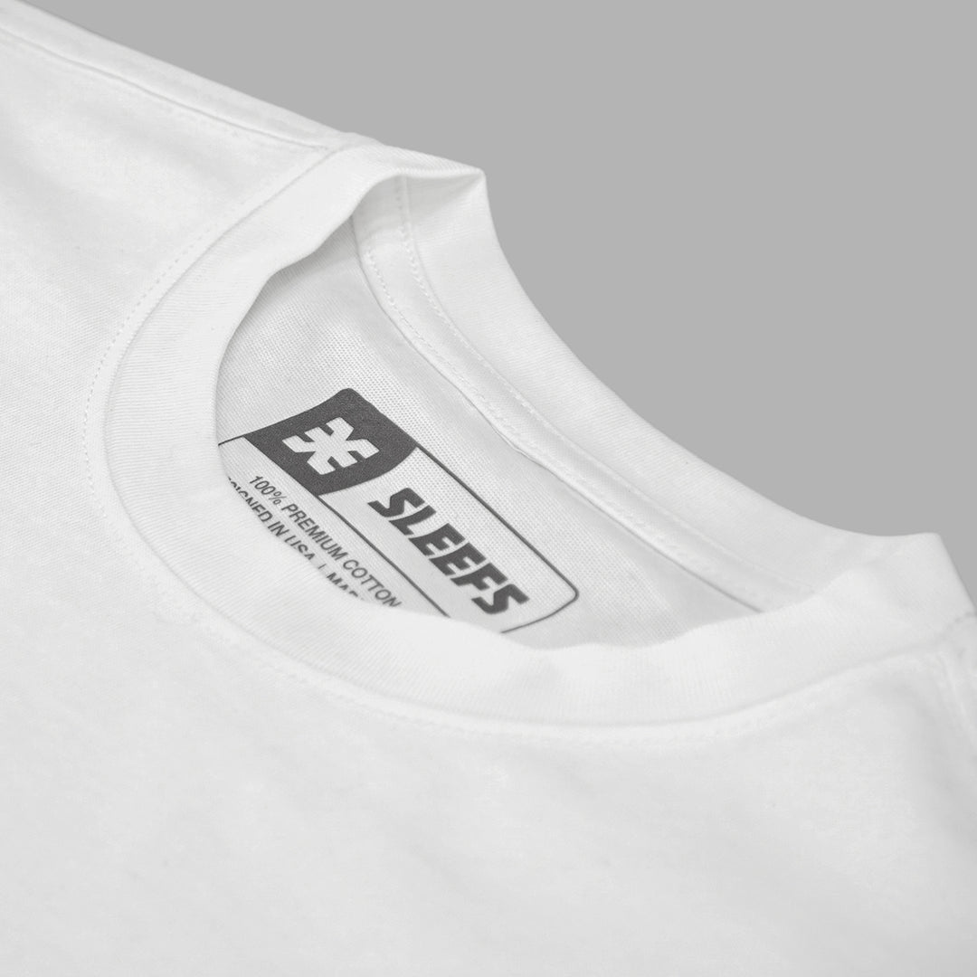 Faith Cross White Oversized Premium T-Shirt