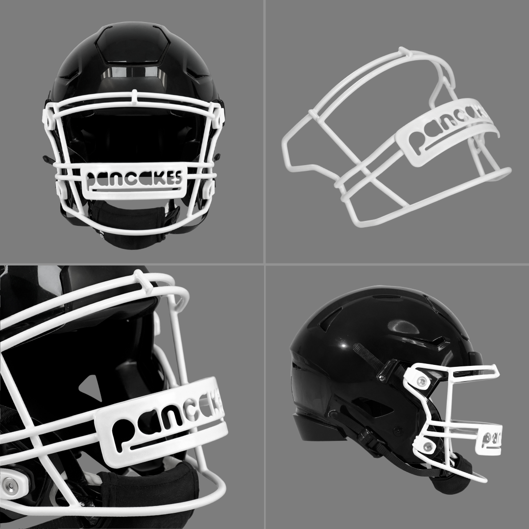 Pancakes Logo Football Facemask for Riddell SpeedFlex