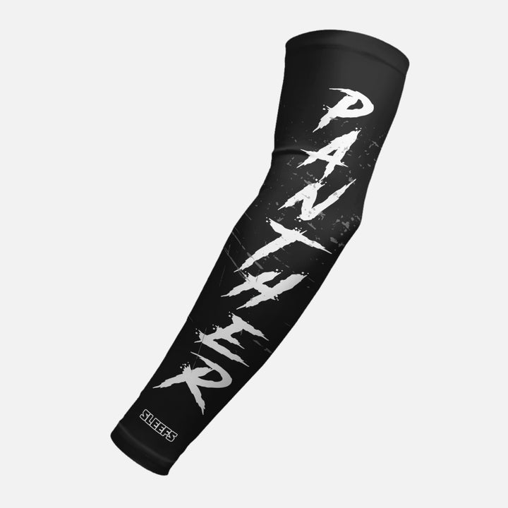 Panther Grunge Script Arm Sleeve