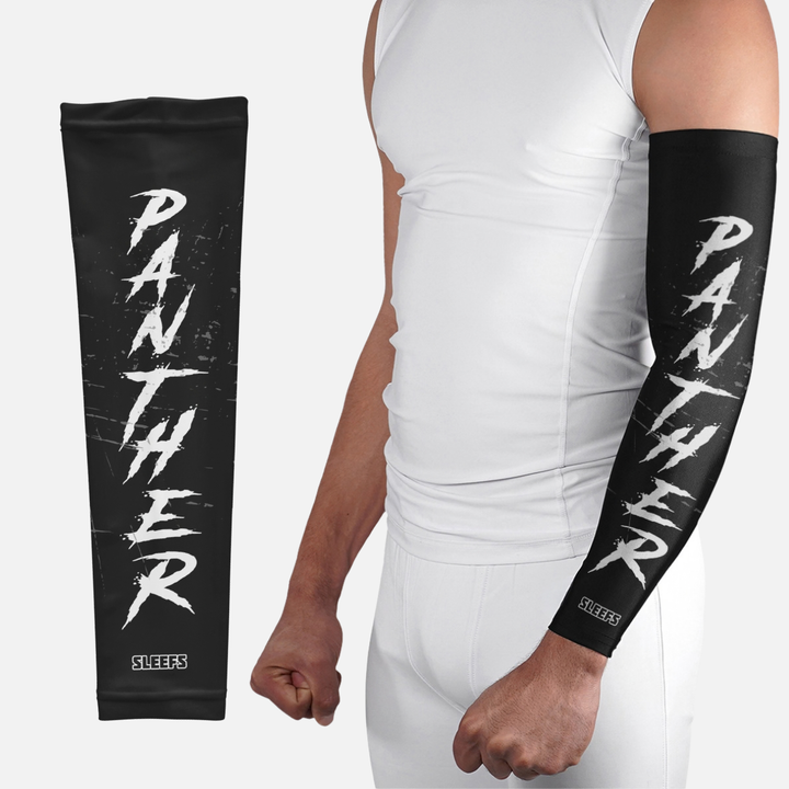 Panther Grunge Script Arm Sleeve
