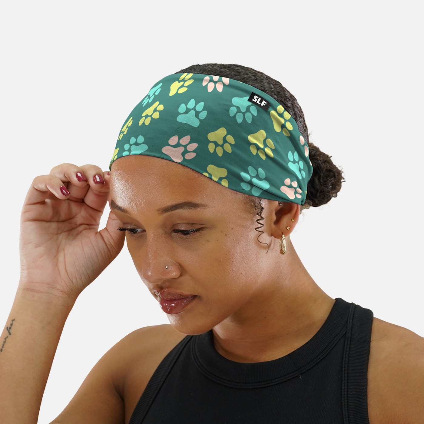 Paws Mint Green Headband