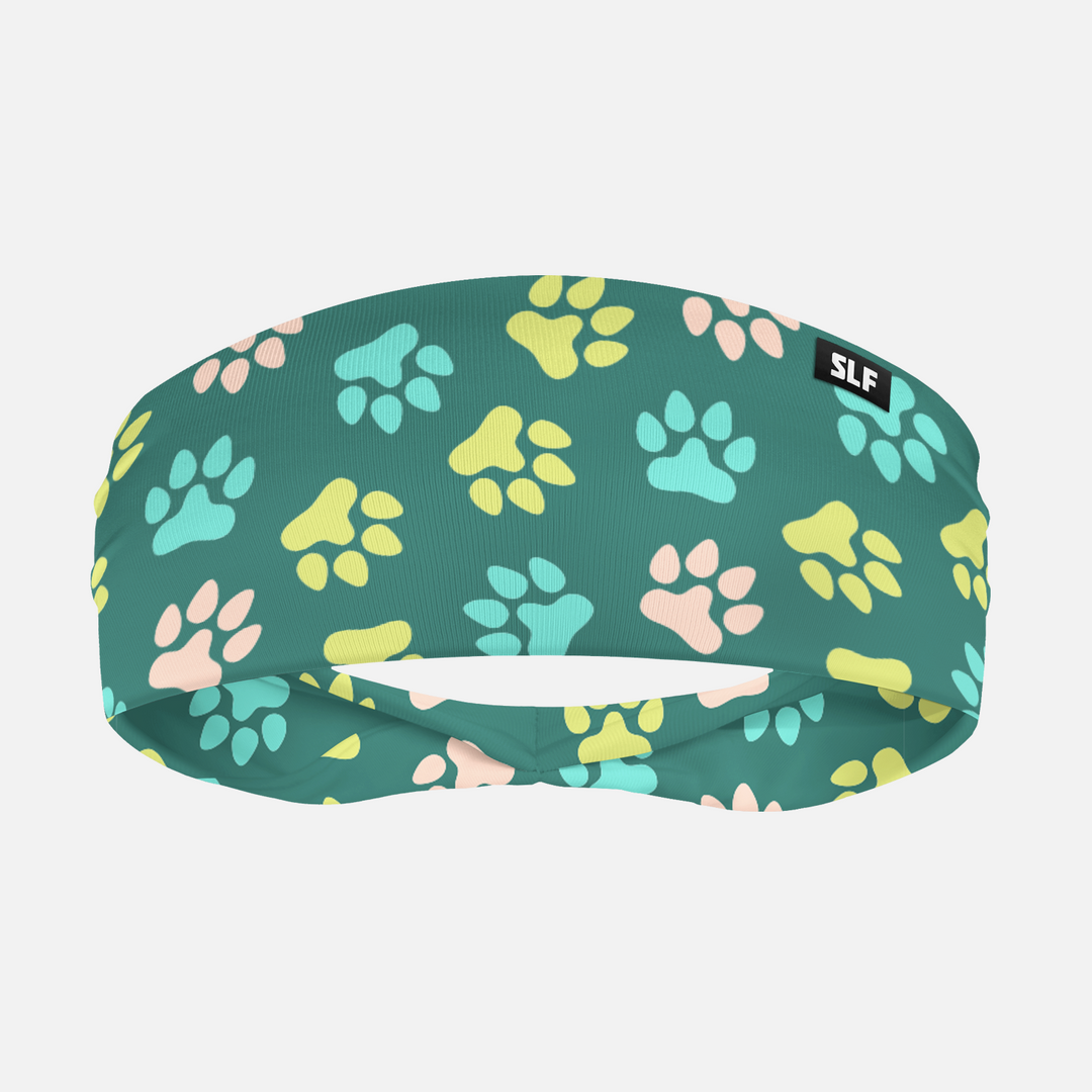 Paws Mint Green Headband