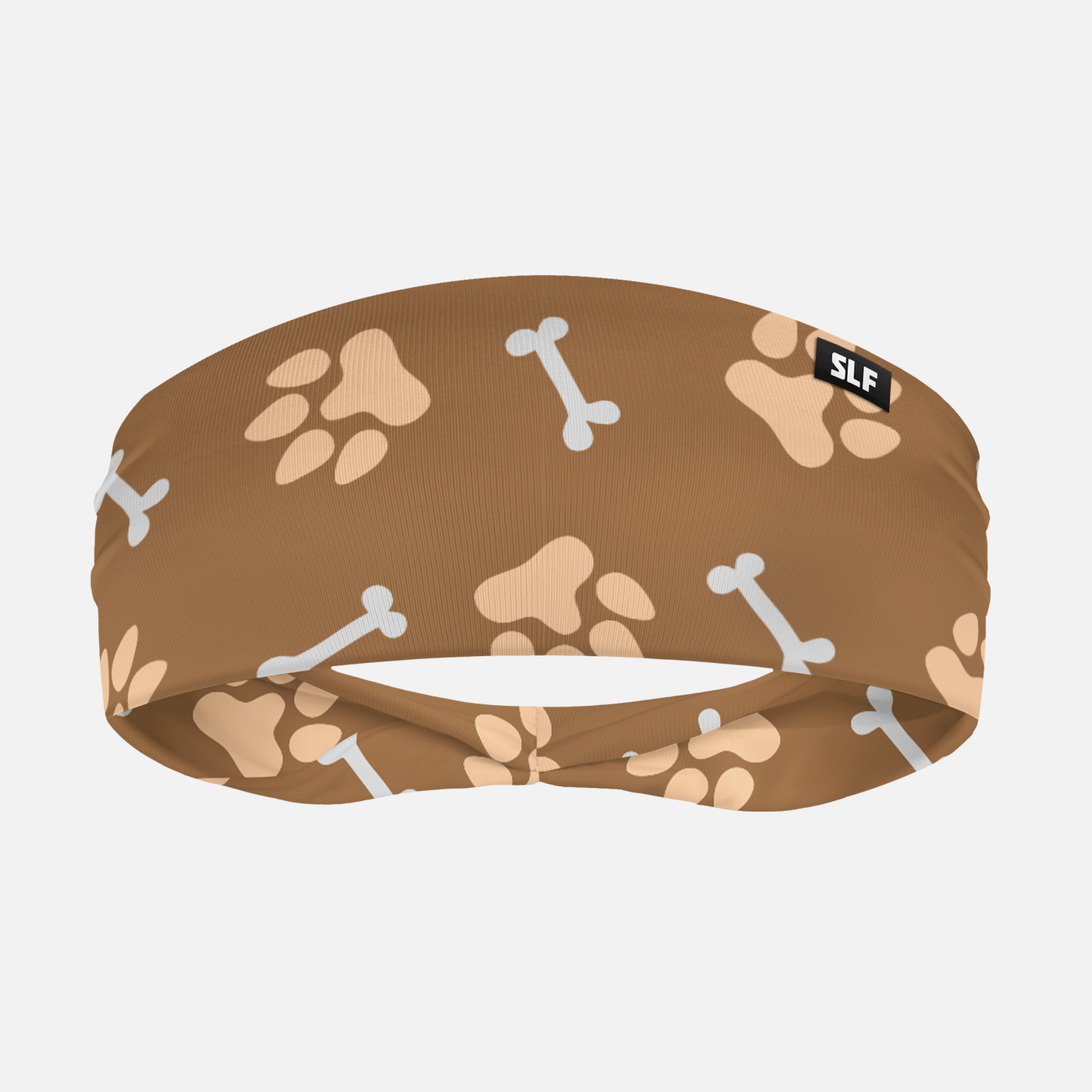 Paws and Bones Brown Headband