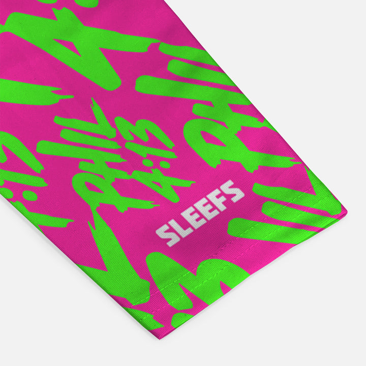 Philippians 4:13 Pink Neon Arm Sleeves