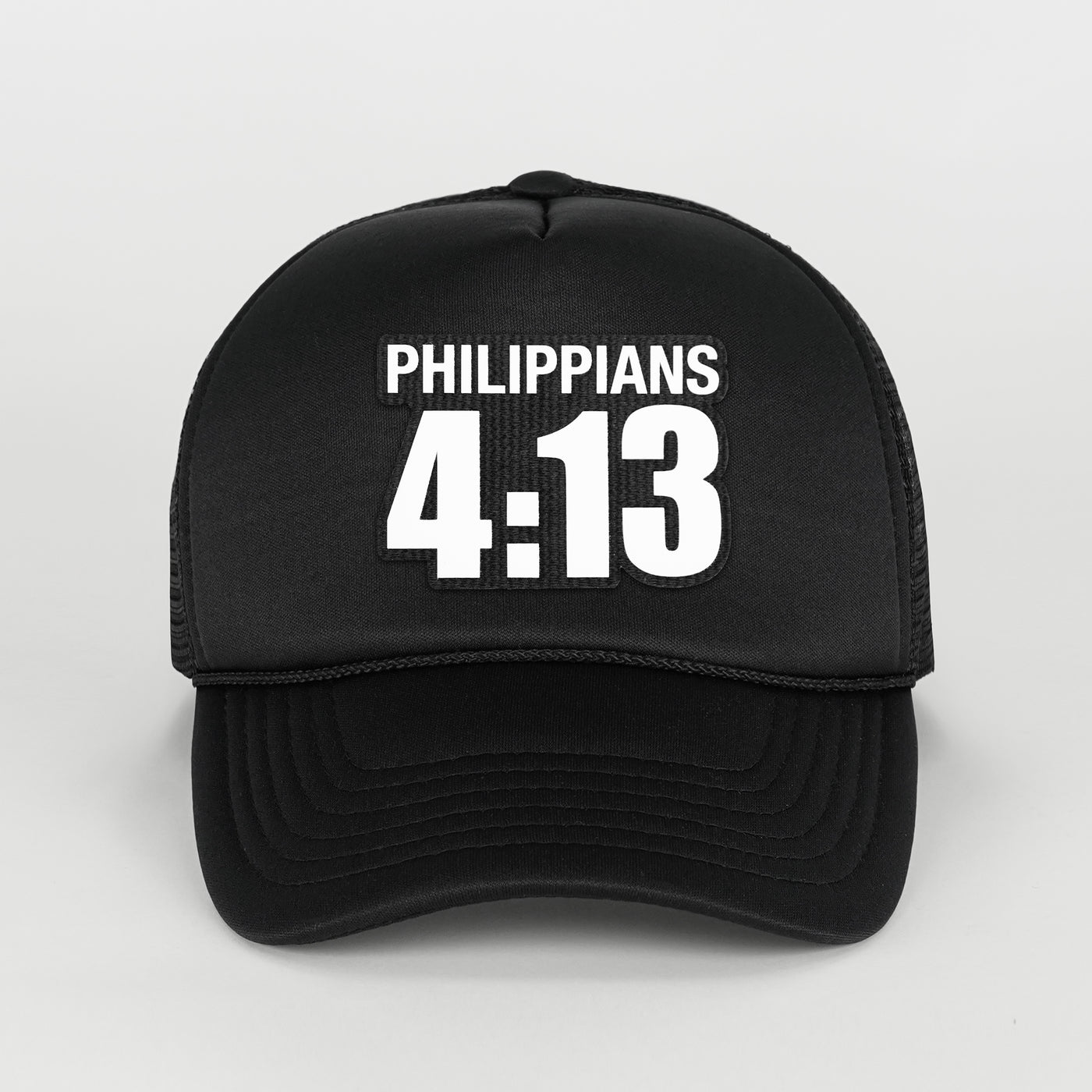 Philippians 4:13 Patch Trucker Hat