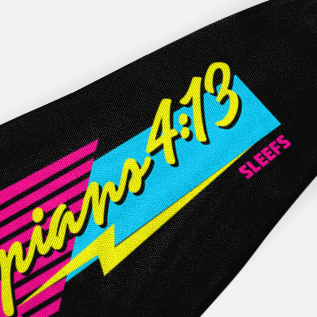 Philippians 4:13 Midnight Neon Kids Headband