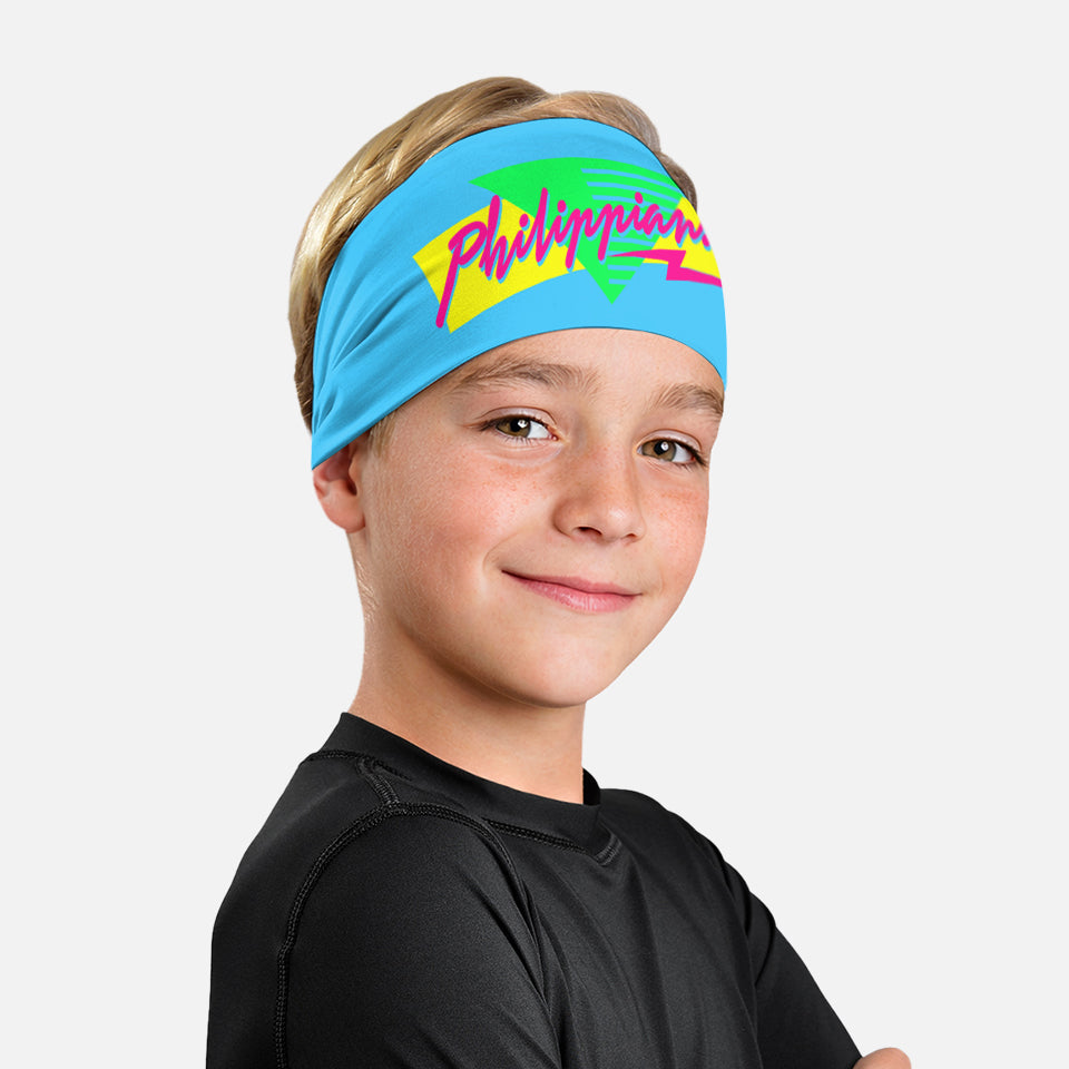 Philippians 4:13 Miami Blue Kids Headband