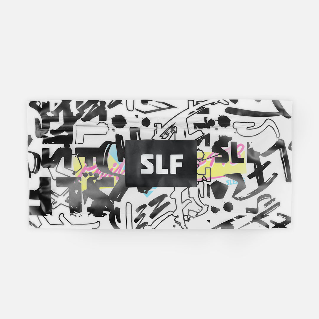 Philippians 4:13 Retro Wave White Kids Headband