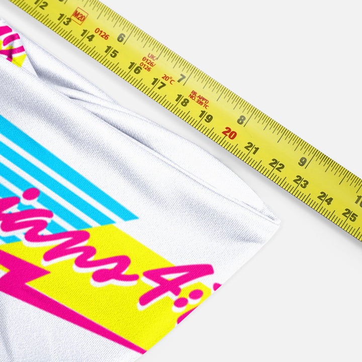 Philippians 4:13 Retro Wave White Headband