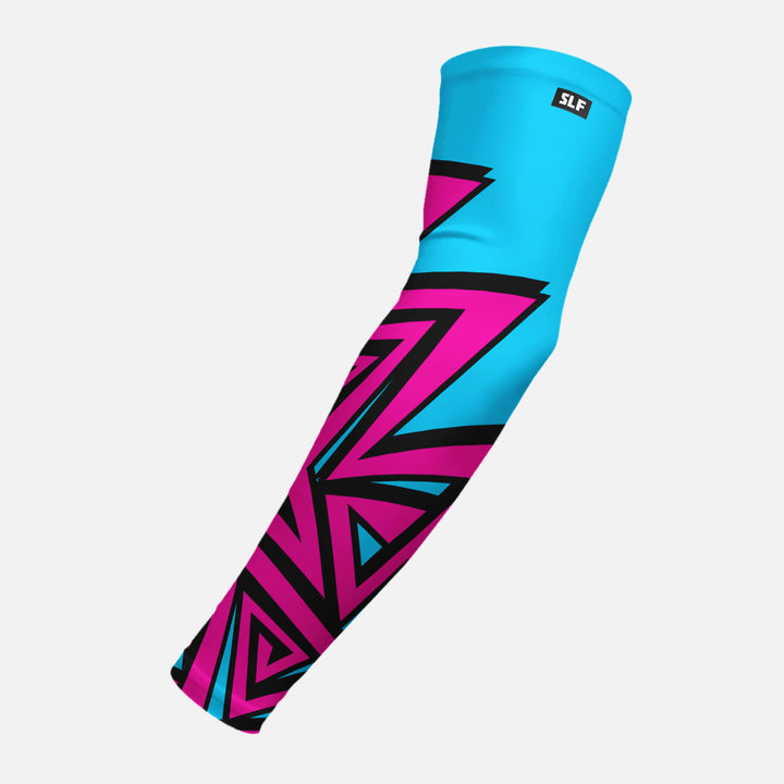 Pink Blue Zig Zag Arm Sleeve