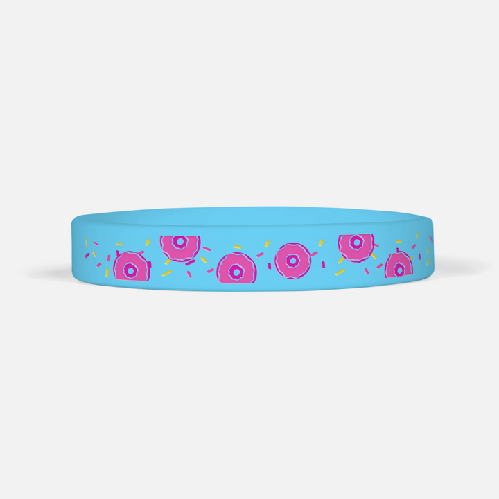 Pink Donuts Motivational Wristband