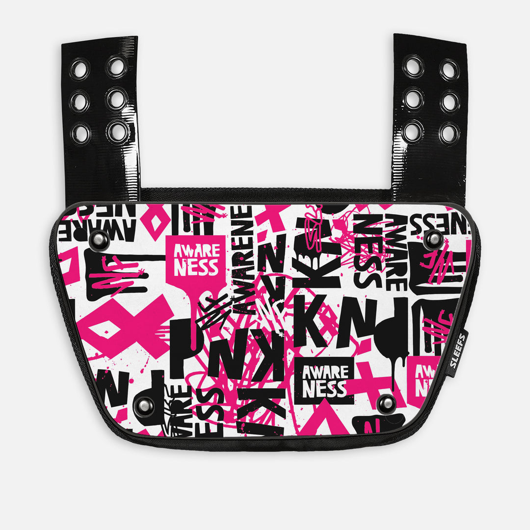 Pink Ribbon Awareness Sticker for Backplate