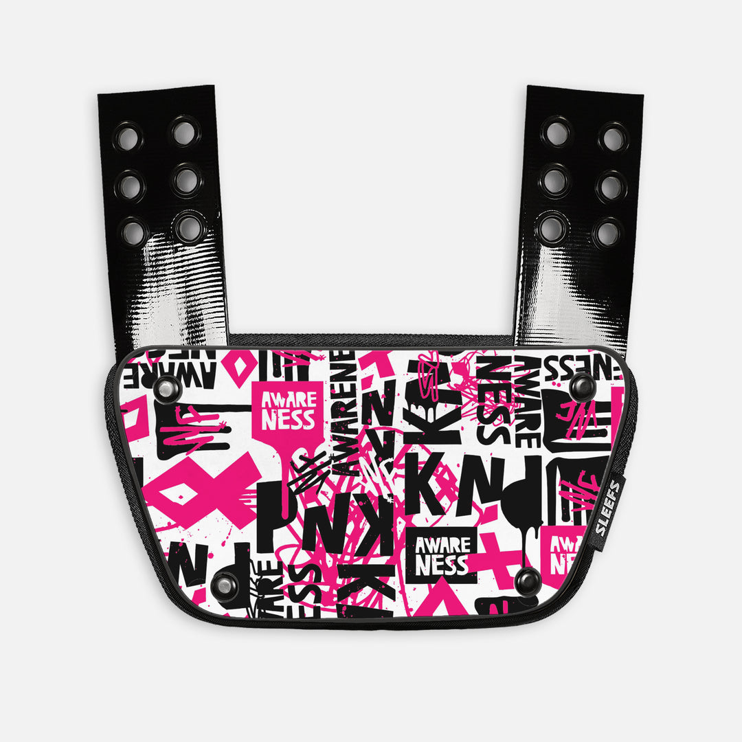 Pink Ribbon Awareness Sticker for Backplate