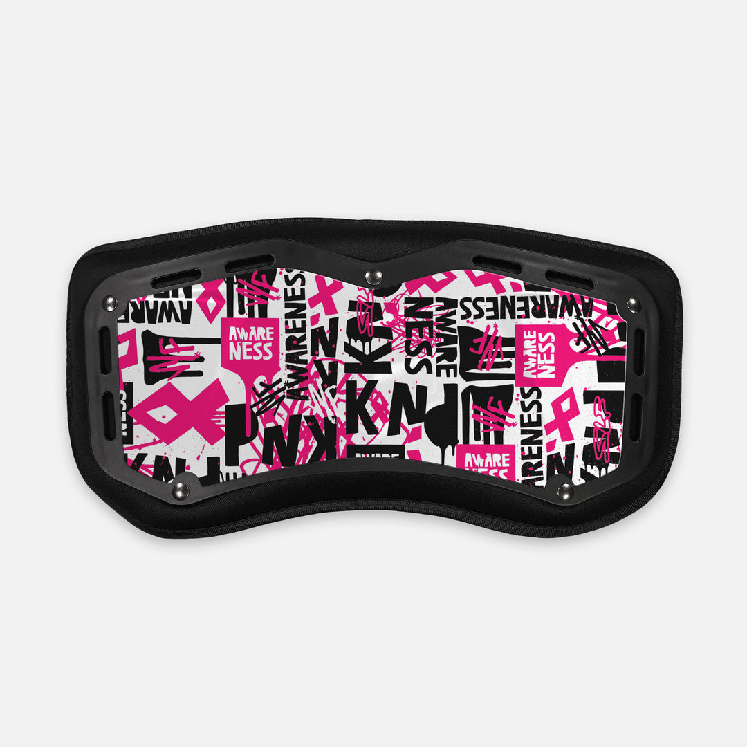 Pink Ribbon Awareness Sticker for Backplate