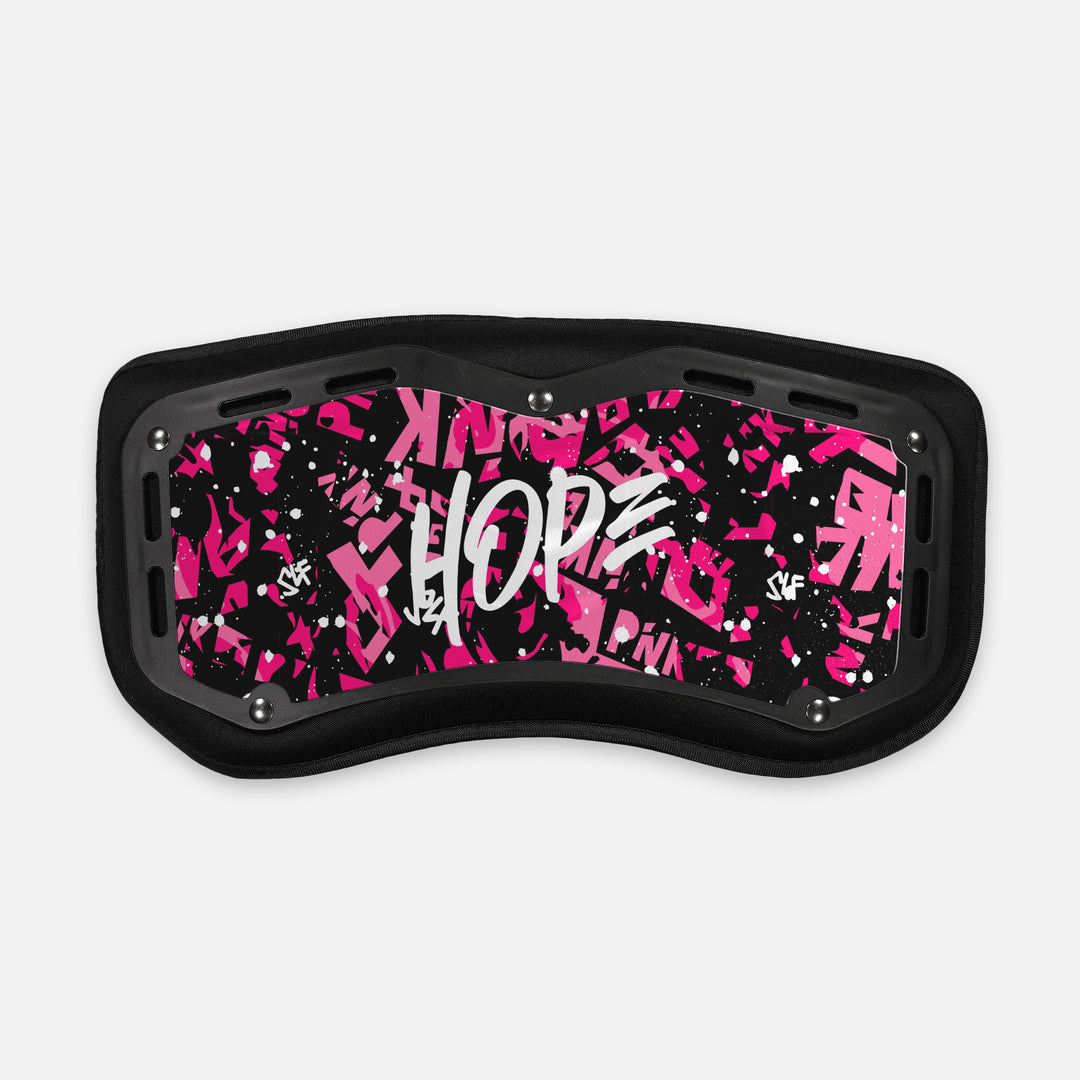 Pink Ribbon Hope Sticker for Backplate