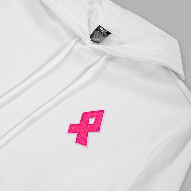 Pink Ribbon Patch Hoodie