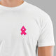 Pink Ribbon Patch Tri-Blend T-Shirt
