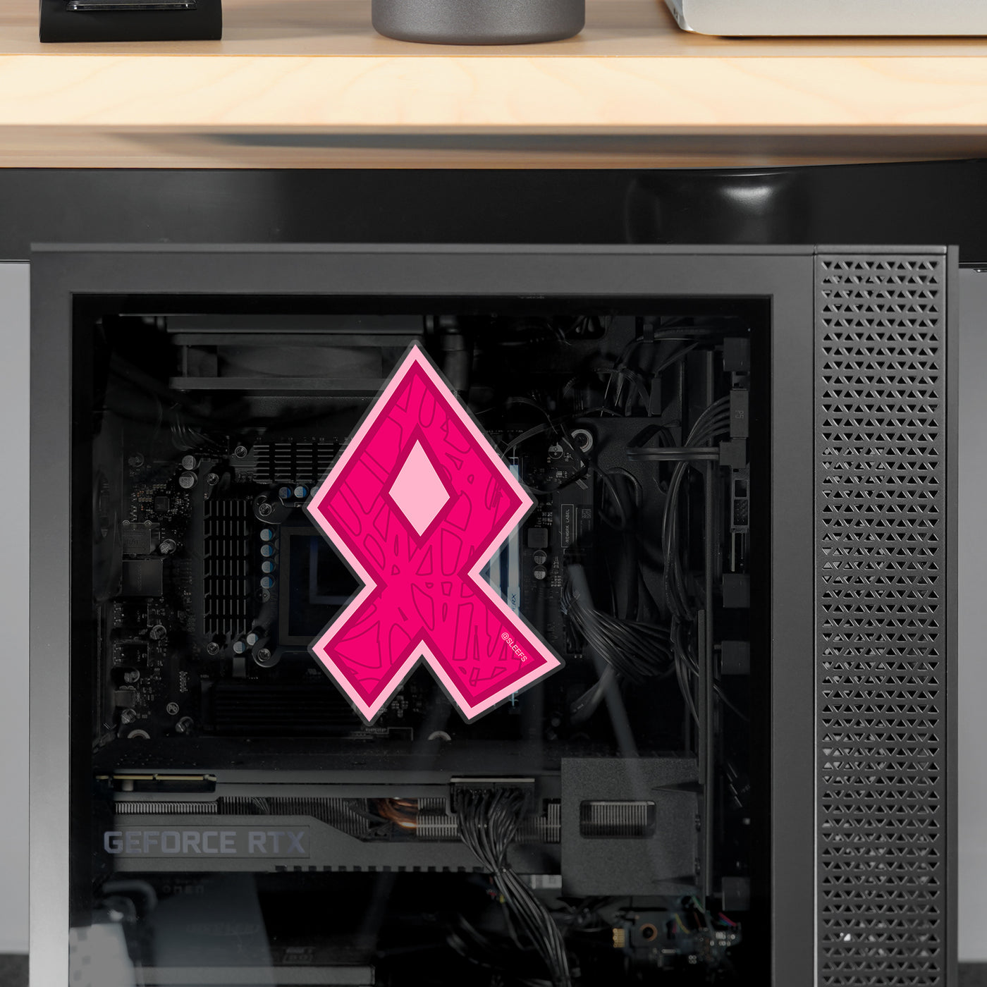 Pink Ribbon Sticker