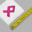 Pink Ribbon White Drip Wristband