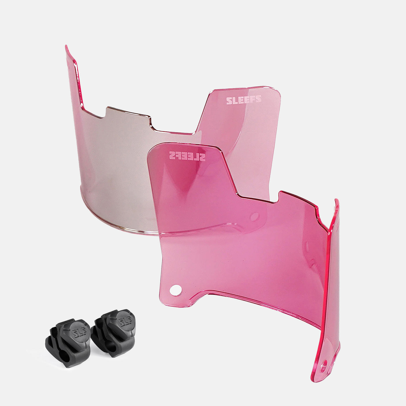 Pink Machine Silver Helmet Eye-Shield Visor