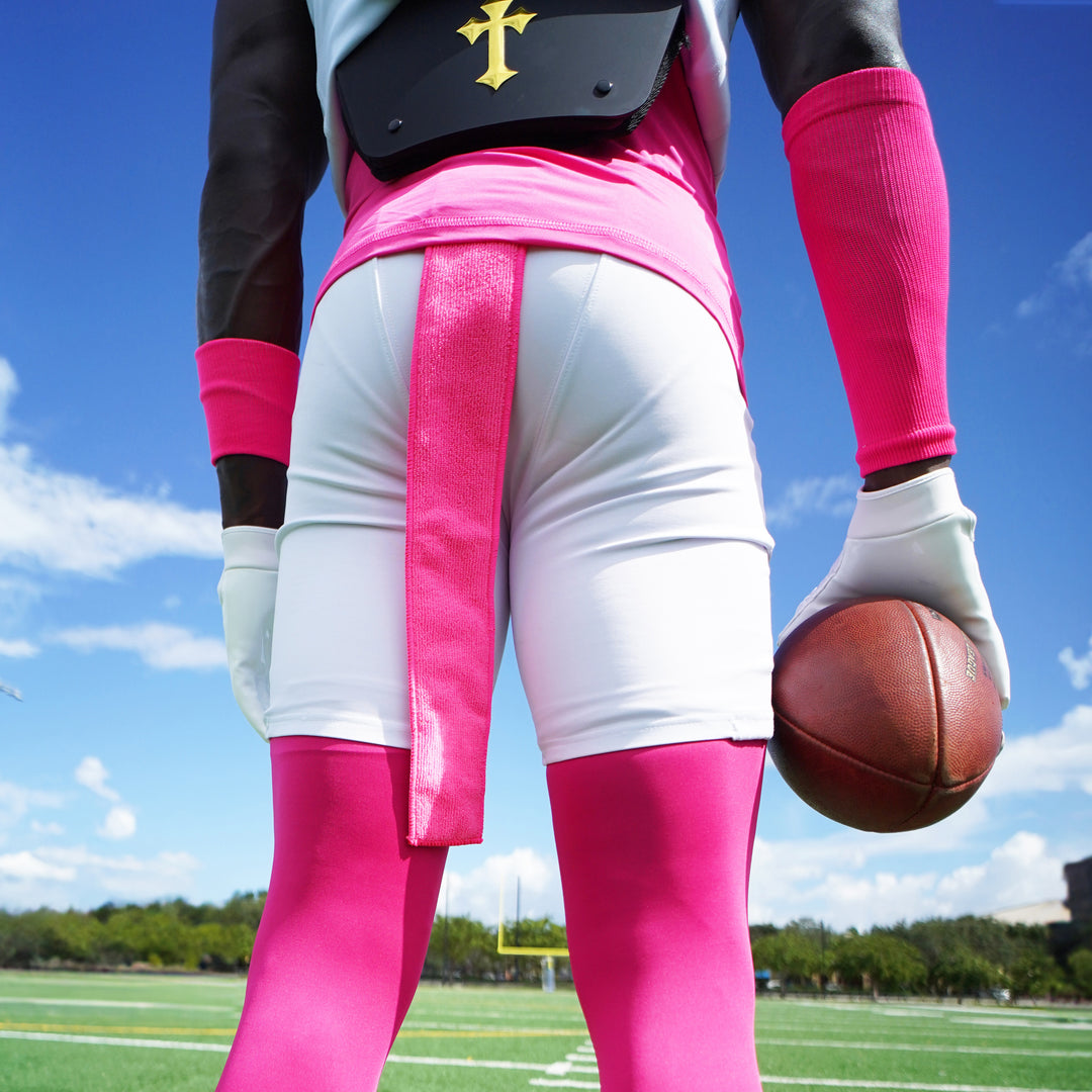 Hue Pink Thin Football Towel