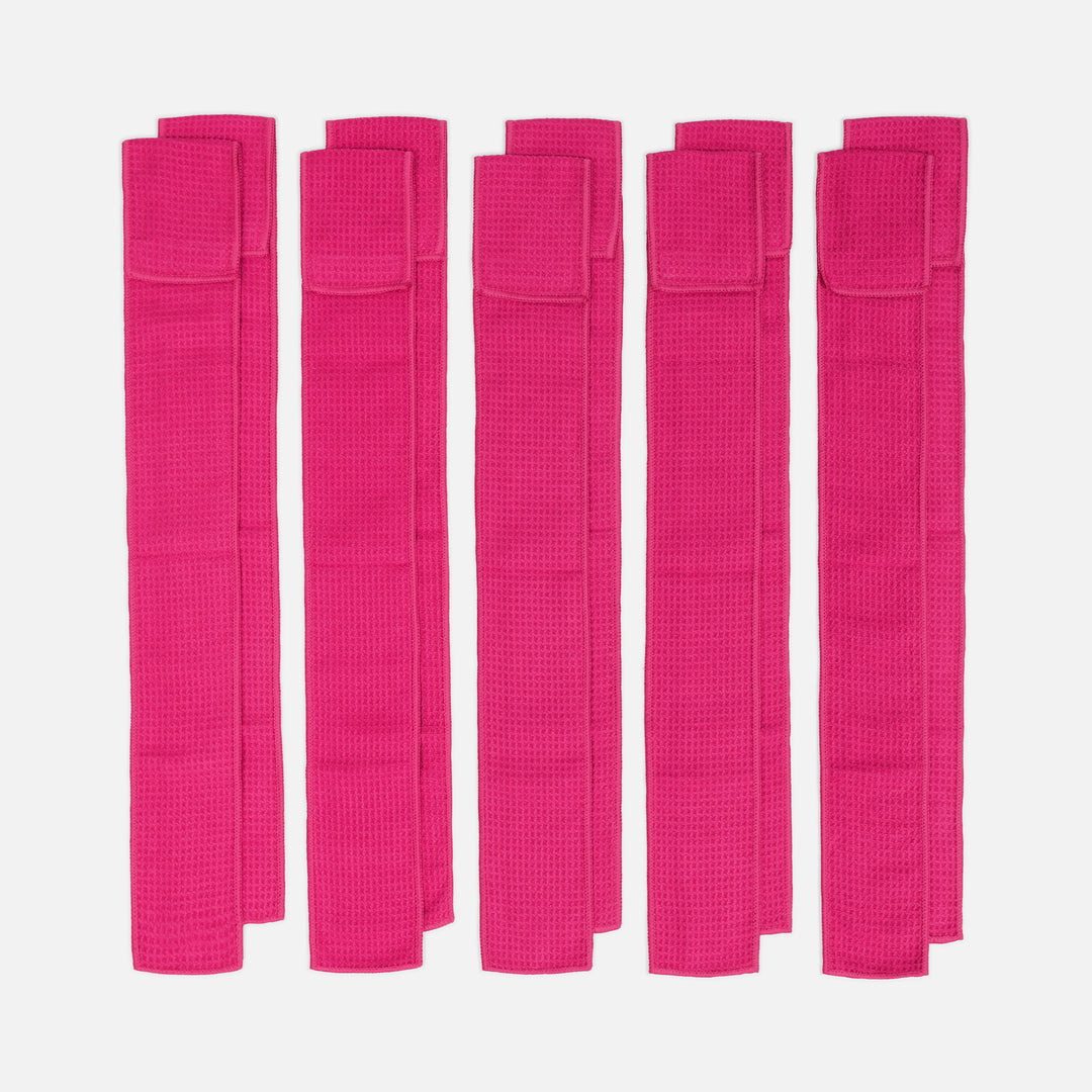 Hue Pink Thin Football Towel Multi-Pack