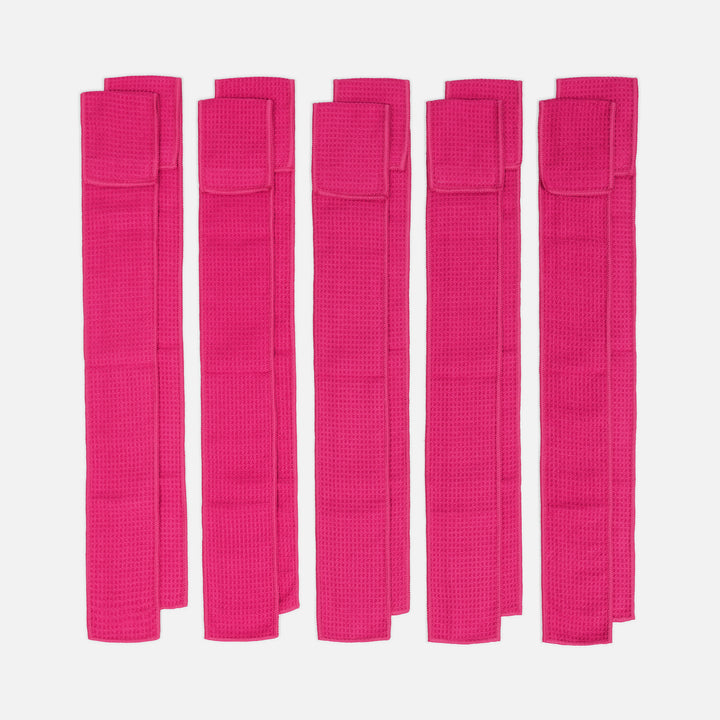 Hue Pink Thin Football Towel Multi-Pack
