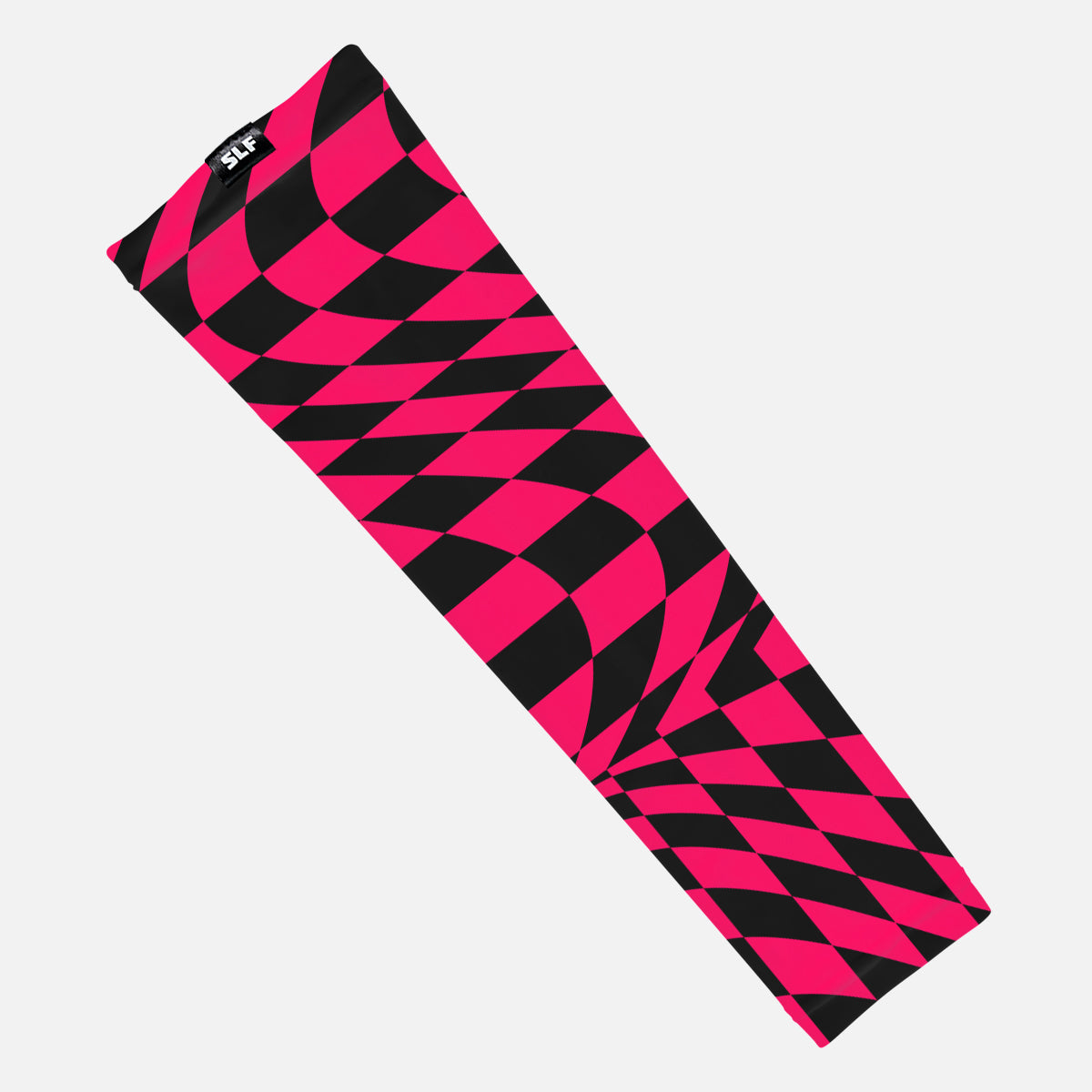Pink Warped Checkered Arm Sleeve
