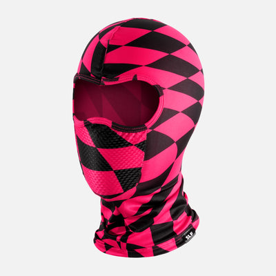 Pink Warped Checkered Shiesty Mask
