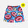 Pixel Donuts Light Blue Kids Shorts - 5