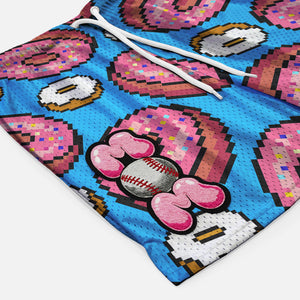 Pixel Donuts Light Blue