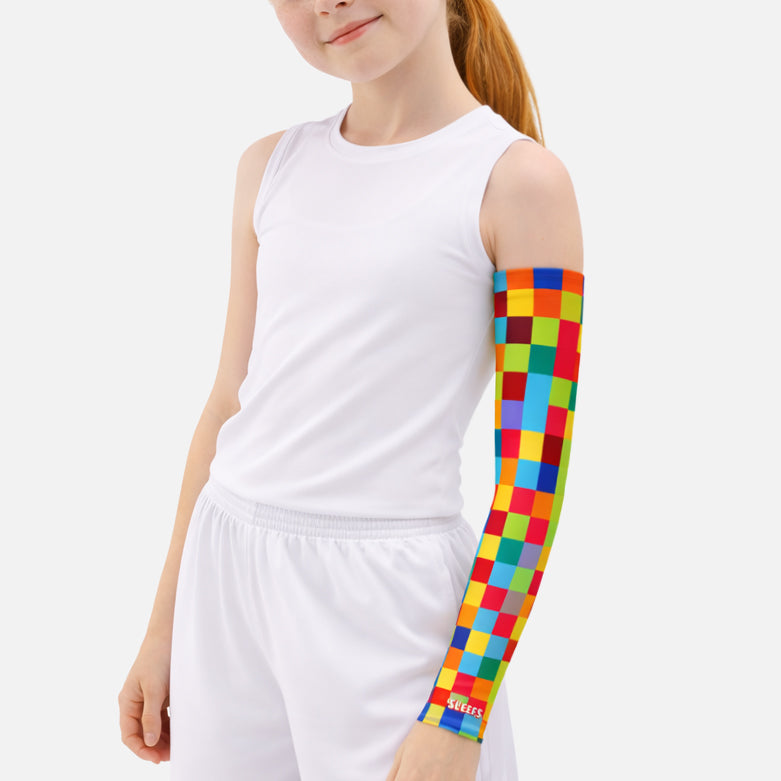 Pixel Party Kids Arm Sleeve