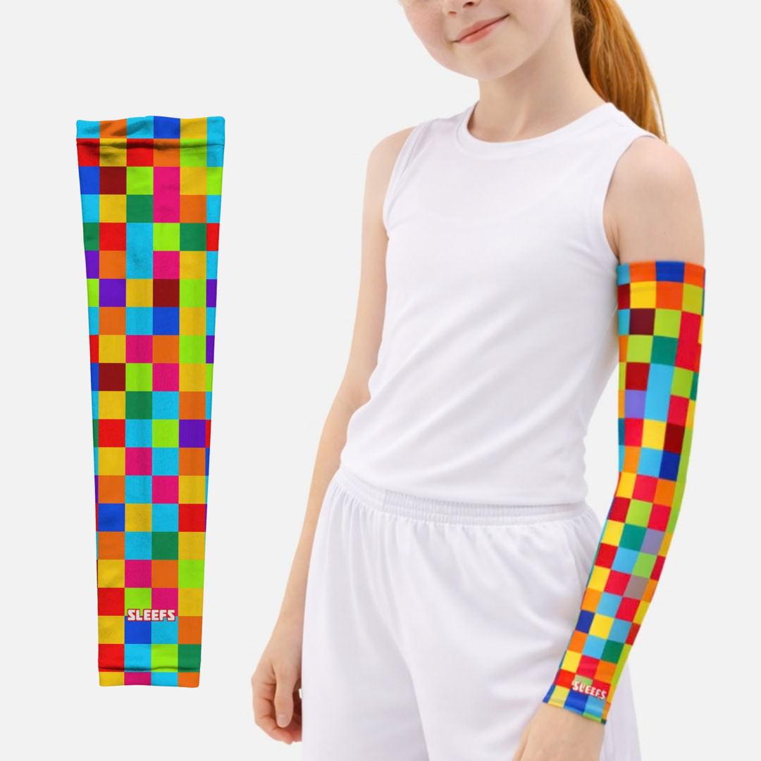 Pixel Party Kids Arm Sleeve